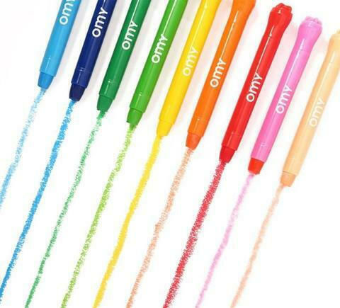 Omy Gel Crayons Σετ Κηρομπογιές 9τμχ