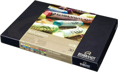 Royal Talens Rembrandt Soft Pastels Set von Buntstiften mit 30 Farben 31823031