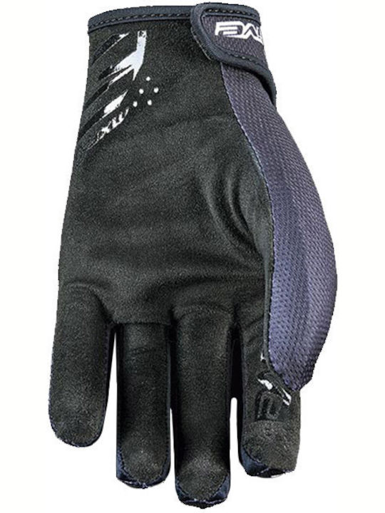 Five MXF4 Summertime Μotocross Gloves Black