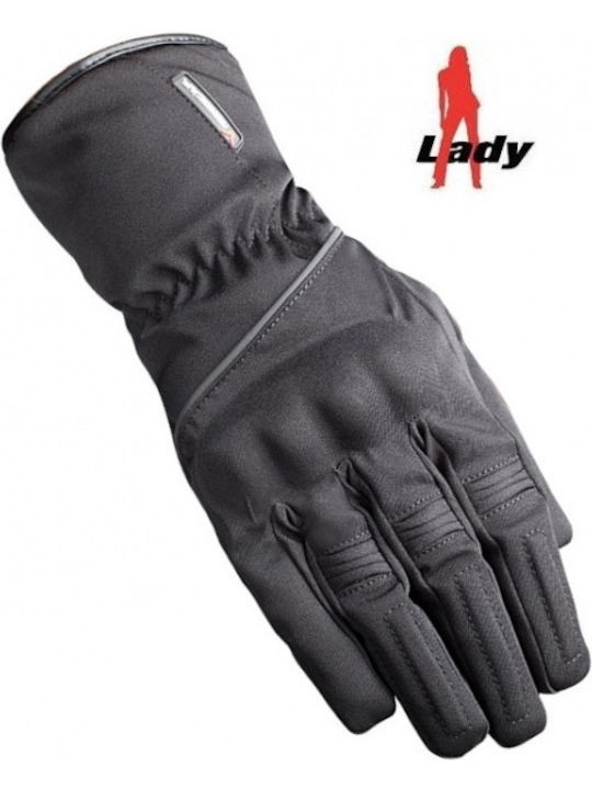Nordcode Rider Pro Lady Χειμερινά Γυναικεία Γάντια Μηχανής Αδιάβροχα Μαύρα