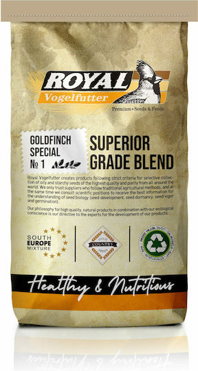 Royal Vogelfutter Νo1 Goldfinch Special Birds Food for Wild Birds 15kg
