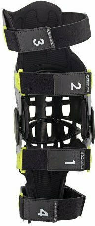 Alpinestars Bionic 7 Level 1 Προστατευτικές Επιγονατίδες Motocross Κίτρινο Χρώμα