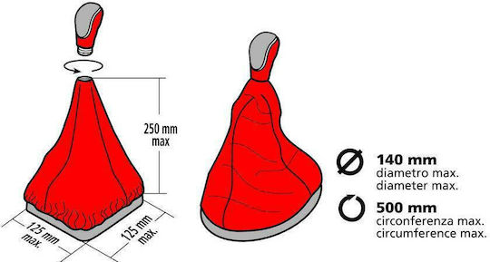 Lampa Shift Boots Universal Leather Gear Shift Boot Black