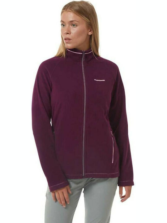 Craghoppers Miska III Hunting Cardigan Fleece Purple