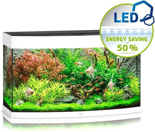 Juwel Vision 180 LED Acvariu de Pești cu Capacitate de 180lt cu Iluminare, Încălzitor, Circulator, Filtru și 92x41x55cm. Alb