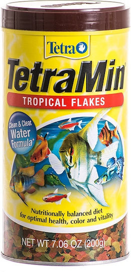 Tetra Tetramin Tropical Fish Food Flakes 250ml 52gr