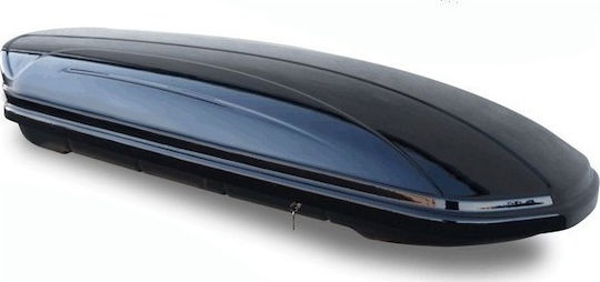 Menabo Mania Car Roof Box 400lt Black Glossy