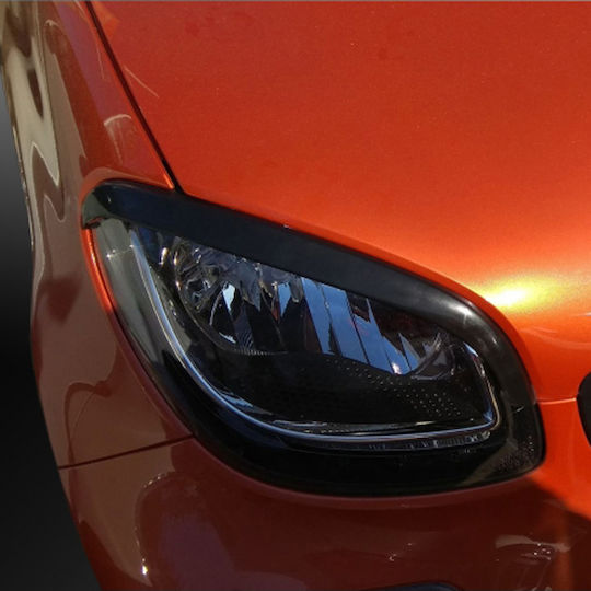 Motordrome Front Headlight Eyebrows for Smart ForTwo 453