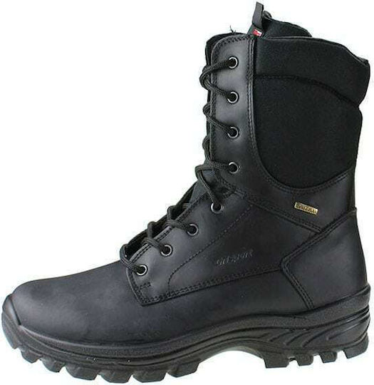 Grisport Military Boots with membrane Gritex Leather Black 10286-BLACK