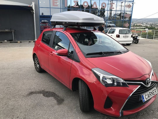 Levup Cube Μπαγκαζιέρα Οροφής Αυτοκινήτου 470lt Ασημί Matt