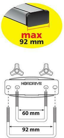 Nordrive Dachboxen für Autos 630lt Silber Glänzend