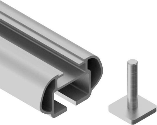 Nordrive Autodachträger Aluminium Box 430 für Skoda Rapid 5D 2013+ mit Dachträgerfüßen und Schloss