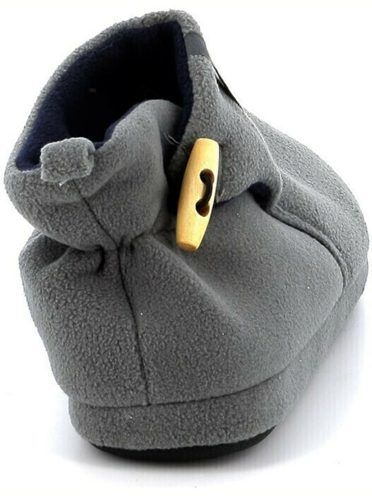 M30 Heel Enclosed Men's Slipper Gray