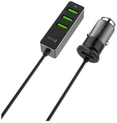 Ldnio C61 Car Charger 35W with Ports 4xUSB-A Black Color