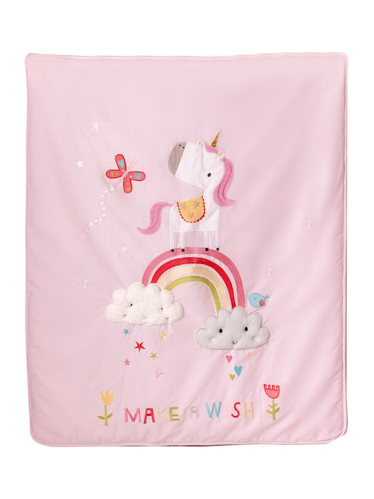 Bizzi Growin Rainbows And Unicorns Розово 100x120см BG001