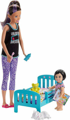 Barbie Skipper Babysitters - Ώρα για Ύπνο Doll Set for 3++ Years