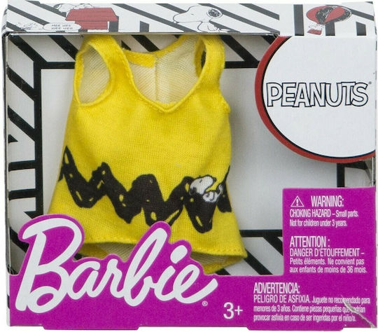 Barbie Fashion T-Shirts Ρούχα για Κούκλες για 3+ Ετών (Διάφορα Σχέδια) 1τμχ