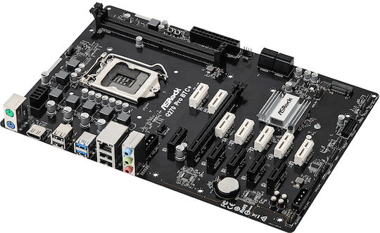 ASRock Q270 Pro BTC+ Дънна Платка ATX с Intel 1151 Сокет 90-MXBHM0-A0UAYZ