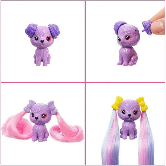 Barbie Hair Swaps Glittery Pink Puppe Color Reveal für 3+ Jahre alt+ Jahre