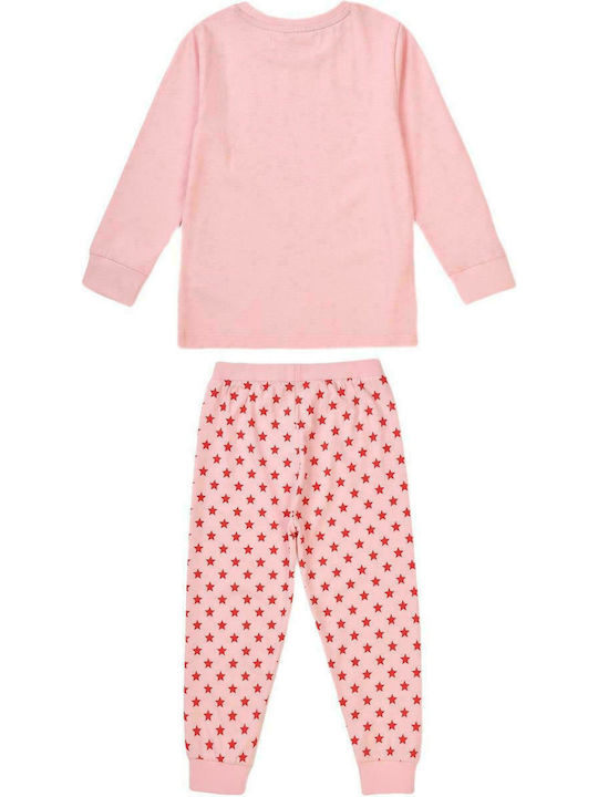 Minoti Kids Pyjamas Winter Cotton Pink