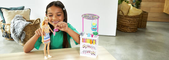 Barbie Smoothie Bar Puppenset für 3+ Jahre alt+ Jahre
