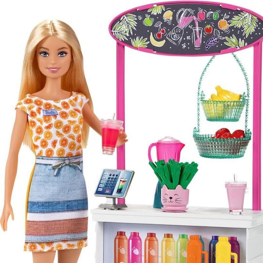 Barbie Smoothie Bar Puppenset für 3+ Jahre alt+ Jahre