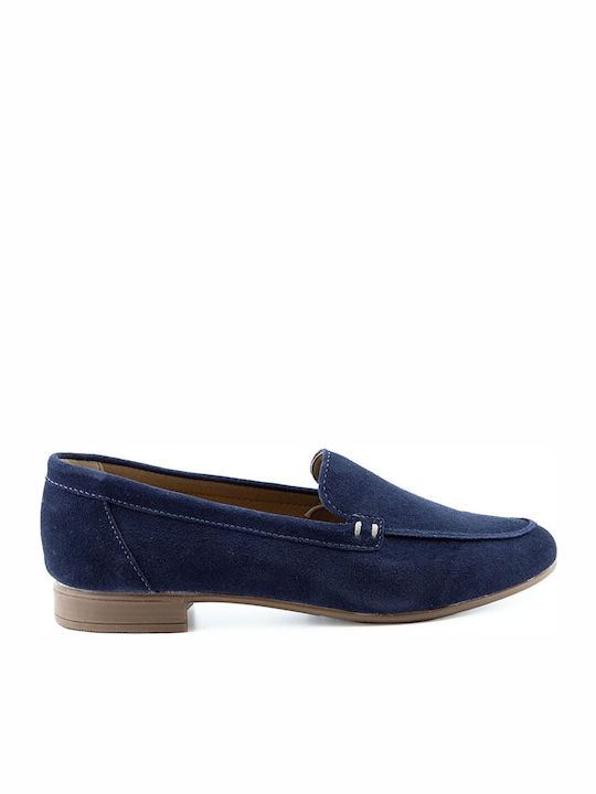 Γυναικεία Loafers σε Navy Μπλε Χρώμα