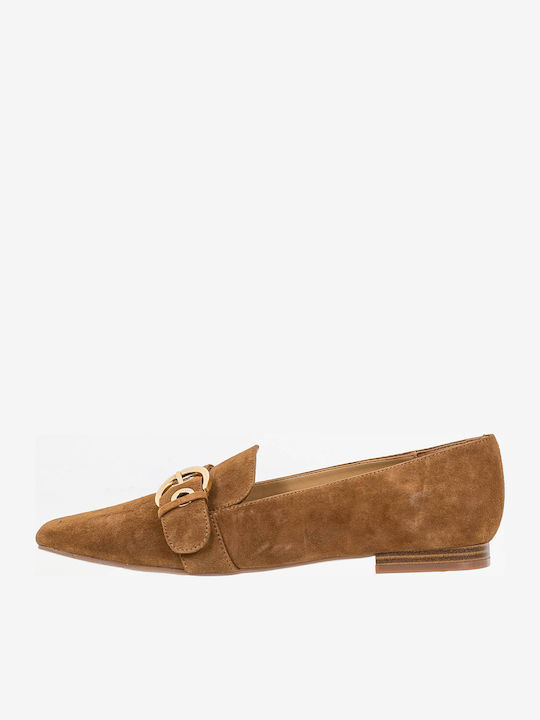 Alaya Women's Loafers in Tabac Brown Color