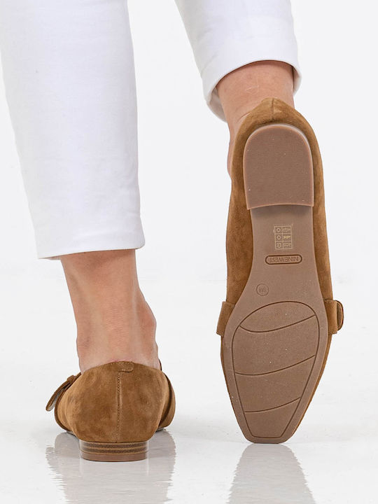 Alaya Women's Loafers in Tabac Brown Color
