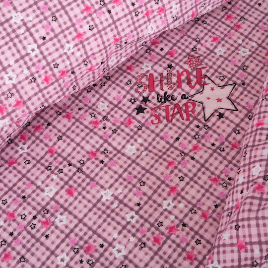 Palamaiki Kinderdecke Leuchtend Einzel Luminous Cluster Lilac 160x240cm