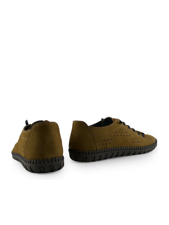 Leder Herren Freizeitschuhe Anatomisch Tabac Braun