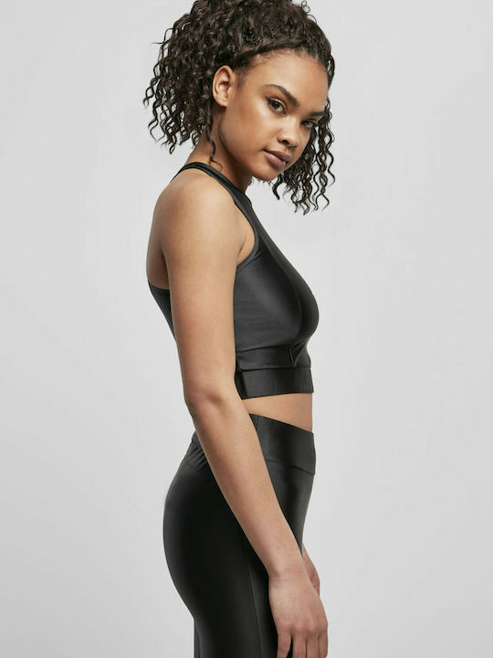 Women's Crop Top Sleeveless Black