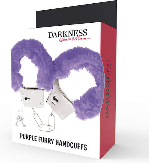 Darkness Pleasure Furry Handcuffs Handcuffs Purple