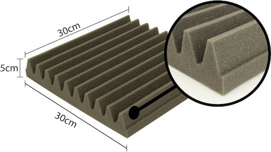 EQ Acoustics Project Room Set of Sound Absorbing (4pcs) in Gray Color