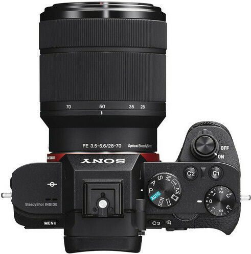 Sony α7 Mark II Mirrorless Φωτογραφική Μηχανή Kit (FE 28-70mm F3.5-5.6 OSS) Μαύρη