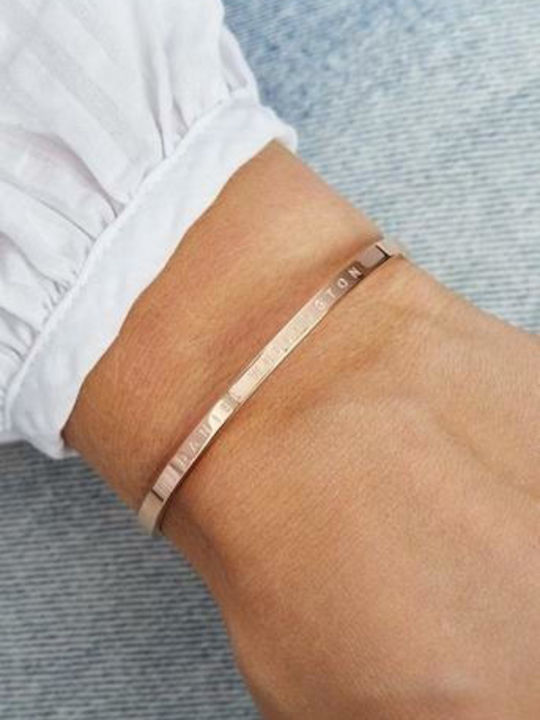 Daniel Wellington Classic Small Γυναικείο Βραχιόλι Χειροπέδα από Ανοξείδωτο Ατσάλι Επιχρυσωμένο 5.4cm