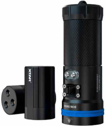 XTAR D36 Φακός Κατάδυσης LED με Φωτεινότητα 5800lm για Βάθος έως 100m
