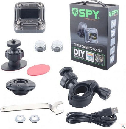 TPMS M3-B-TH Digital Tire Pressure Control System για Μηχανή