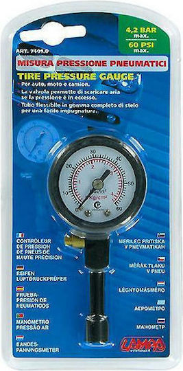 Lampa Αναλογικός Μετρητής Πίεσης Ελαστικών 60 psi