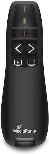 MediaRange Prezentator 5-Button Wireless cu Laser Roșu și Taste Slideshow