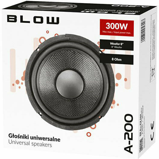 Blow Woofer Ηχείου A-200 8" Αντίστασης 8Ω