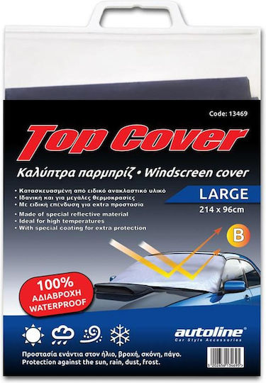 Autoline Externer Auto-Windschutzscheibenschutz TopCover 214x96cm