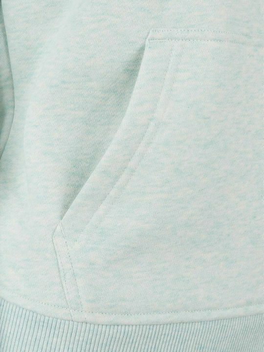 Γυναικείο Φούτερ με Κουκούλα Aqua Melange