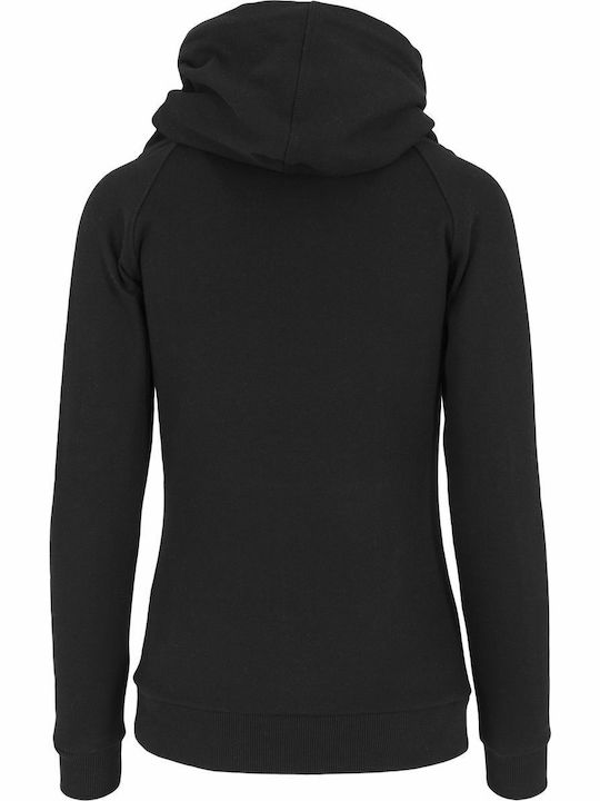Women's Sweatshirt Hooded Black