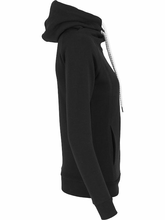 Women's Sweatshirt Hooded Black