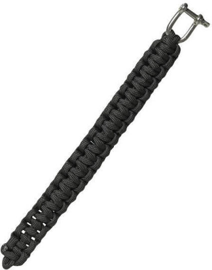 Bracelet Survival with Rope Black