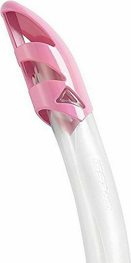 CressiSub Gamma Pink Snorkel with Silicone Mouthpiece