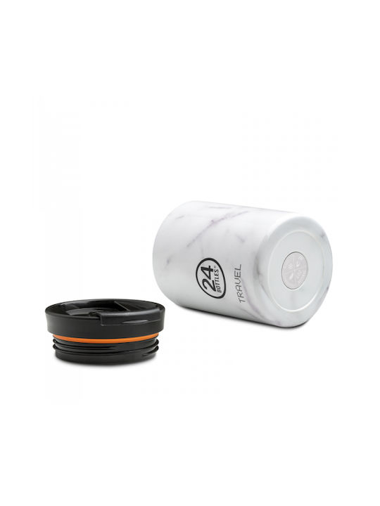 24Bottles Inox Thermo Lunch Box Travel Tumbler White 350ml