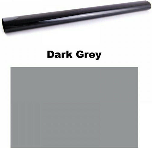 Autoline Car Sun Protection Film Tinted Dark Gray 300x76cm D. GREY