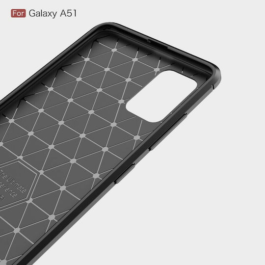 Hurtel Back Cover Σιλικόνης Μαύρο (Galaxy A51)
